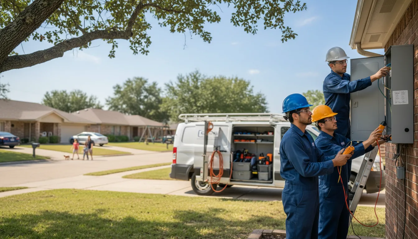 Certified electrician providing emergency electrical services in Urania, LA